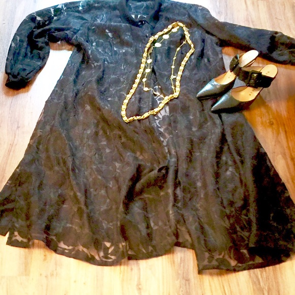 Isabel Toledo For Lane Bryant Lace Duster🍁🍂 - Picture 2 of 4